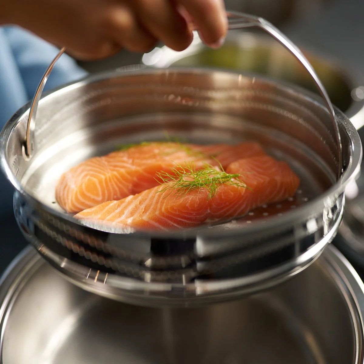 Softiera Steaming Basket Insert for Steaming and Blanching